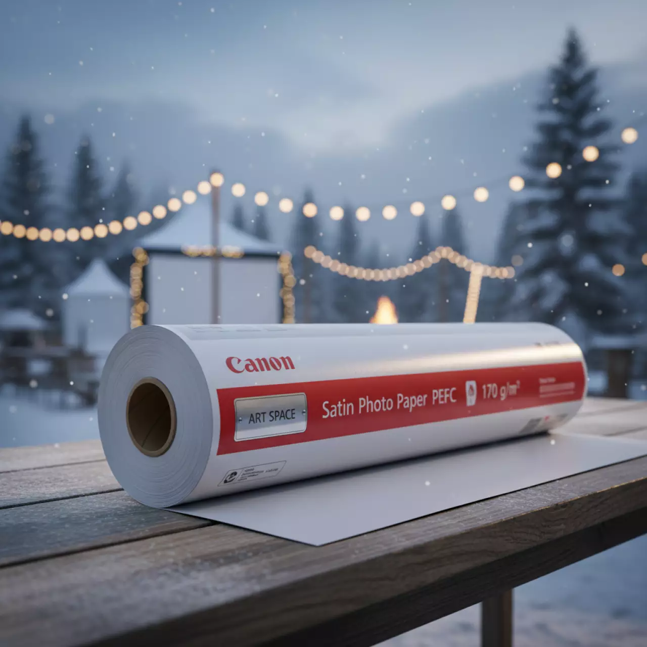 Аренда Рулонная бумага для плоттера Canon Satin Photo Paper PEFC 170 г м² 0,914x30 м на площадке Rosa Peak (2320м) — ART SPACE