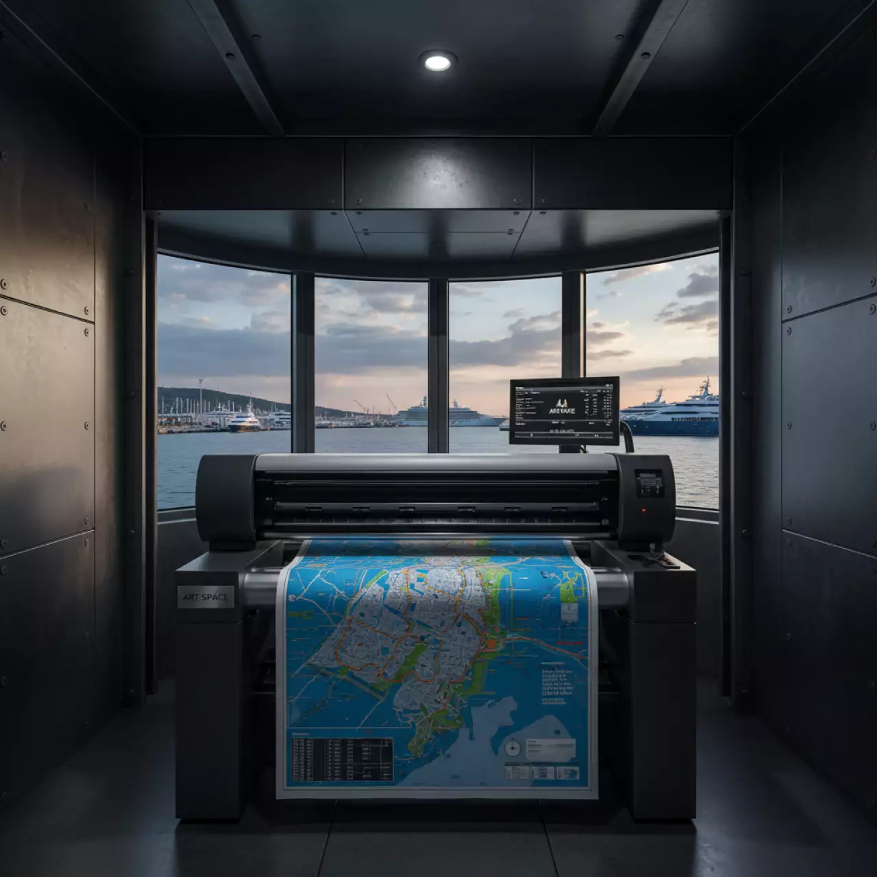 Аренда Рулонная бумага для плоттера с покрытием Albeo InkJet Coated Paper Universal 120 гр м2 914х30,5 м на VIP теплоходе (Морпорт Сочи) — ART SPACE