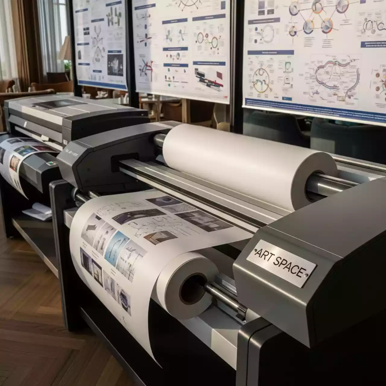 Аренда Рулонная бумага для плоттера с покрытием Canon Glossy Photo Paper PEFC 170 г м² 914x30 м в ресторане «Паруса» — ART SPACE
