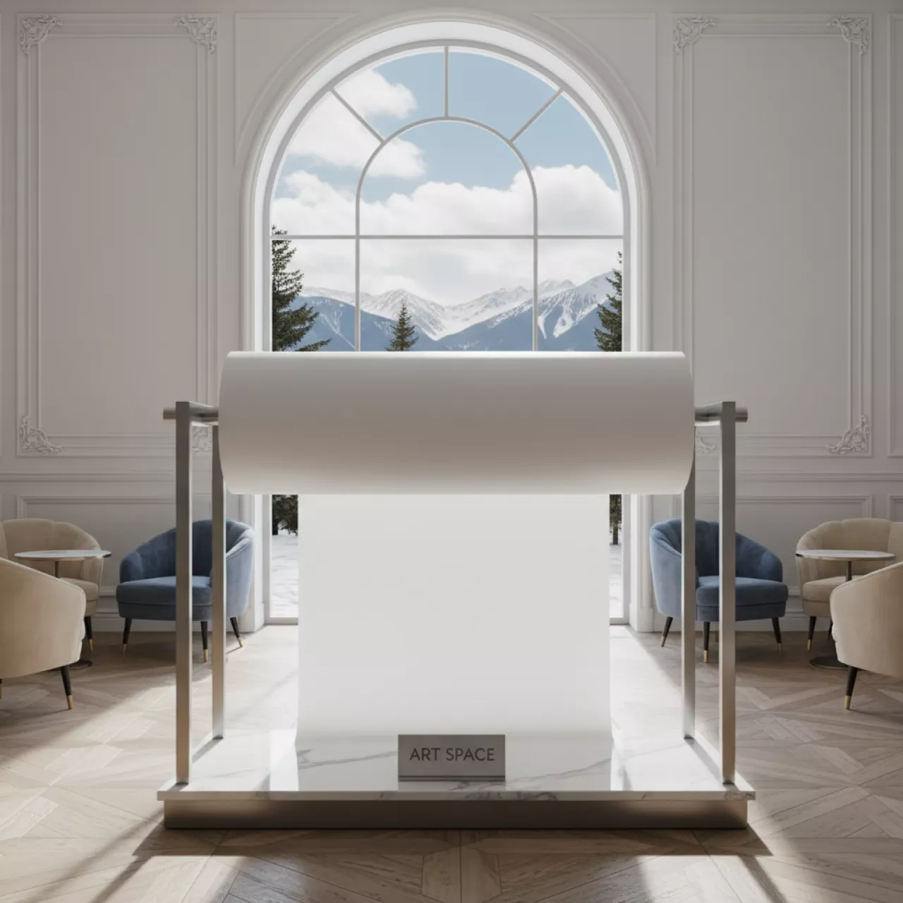 Аренда Рулонная бумага для плоттера с покрытием Canon Glossy Photo Paper PEFC 170 гр м2 1067х30 м в Green Flow Hotel — ART SPACE