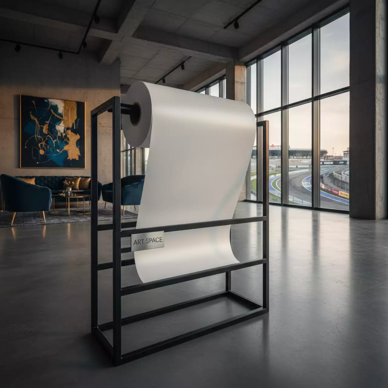 Аренда Рулонная бумага для плоттера с покрытием Epson Premium Semigloss Photo Paper 24 260 г м2 0,610х30,5 м 76 мм на Сочи Автодроме — ART SPACE