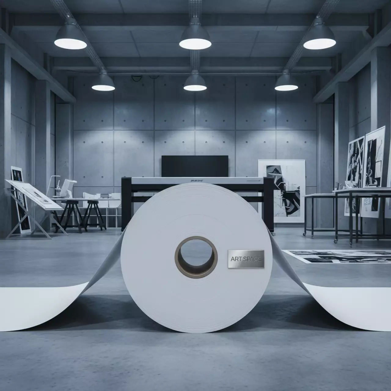 Аренда Рулонная бумага для плоттера с покрытием Epson SureLab Pro Paper ArtMatte 180 м² 152х65 м в Omega Sirius — ART SPACE