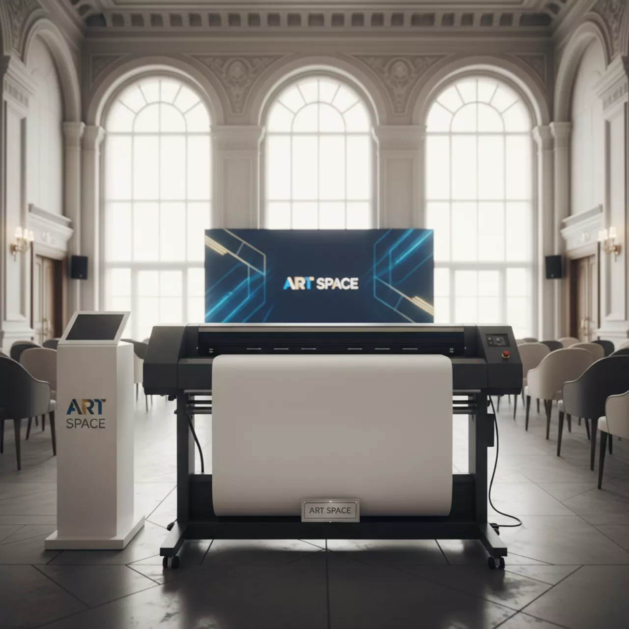 Аренда Рулонная бумага для плоттера с покрытием HP Superheavyweight Plus Matte Paper в Rodina Grand Hotel & SPA — ART SPACE