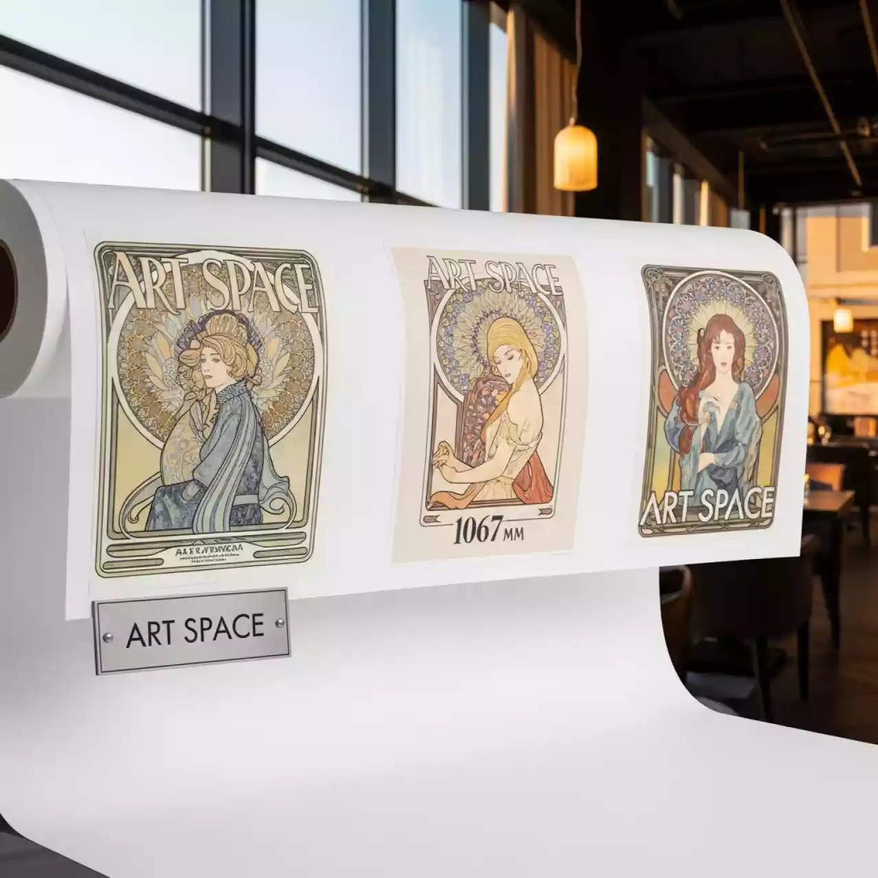 Аренда Рулонная бумага Epson Bond Paper White без покрытия 80 г м² 1067x50 м в ресторане «Паруса» — ART SPACE