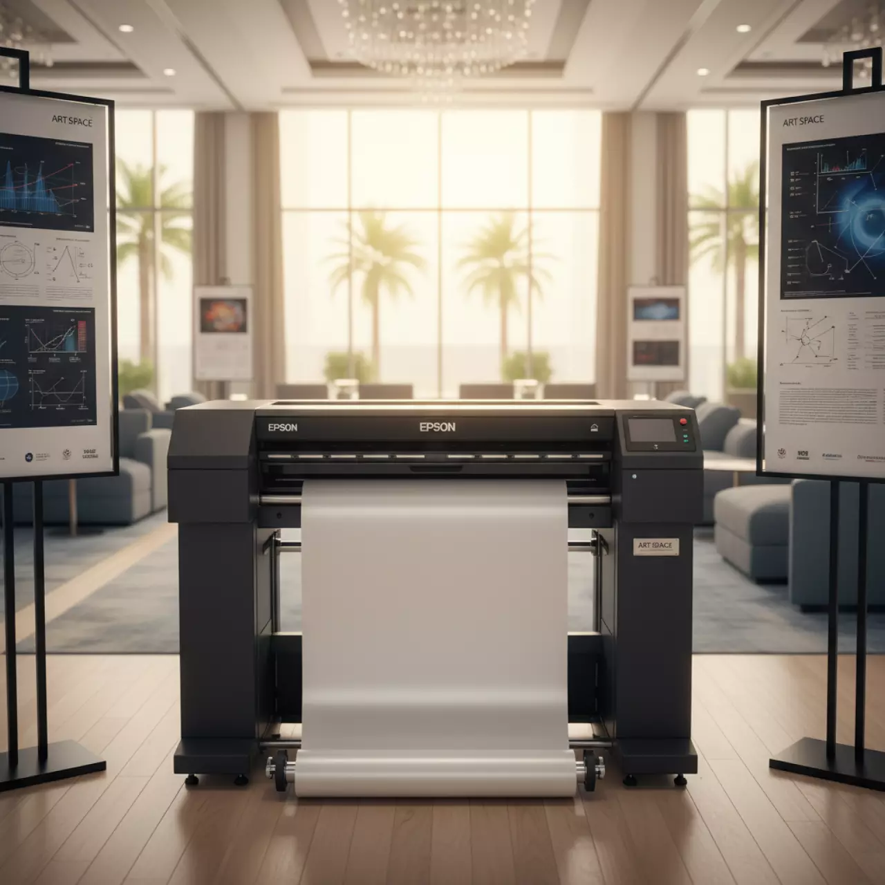 Аренда Рулонная бумага Epson Photo Quality Banner 102 г м² 0,420x15 м в Mövenpick Hotel — ART SPACE