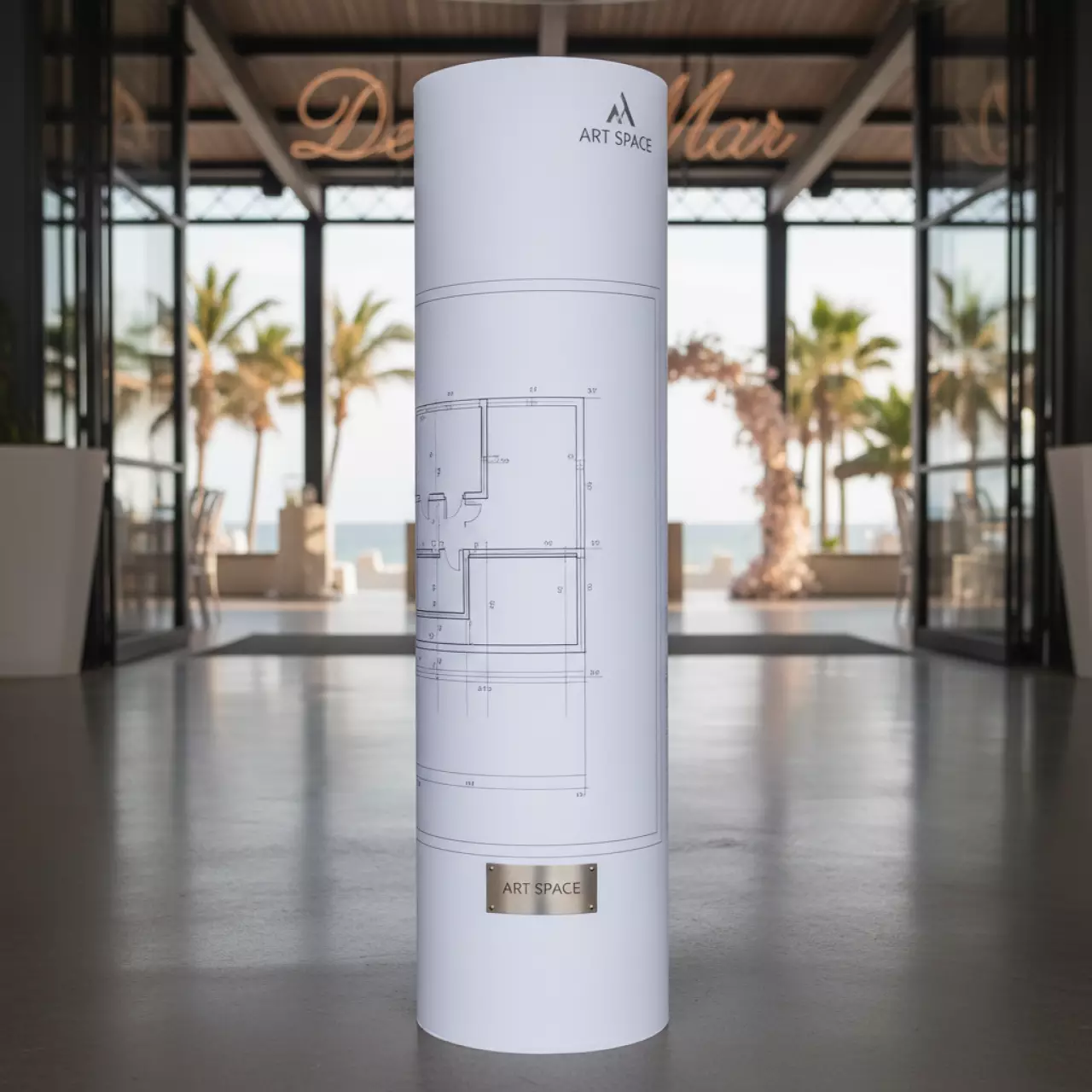 Аренда Рулонная инженерная бумага Xerox 80 г м² 0,297х175 м 50,8 мм 450L93236 в пляжном клубе Del Mar — ART SPACE