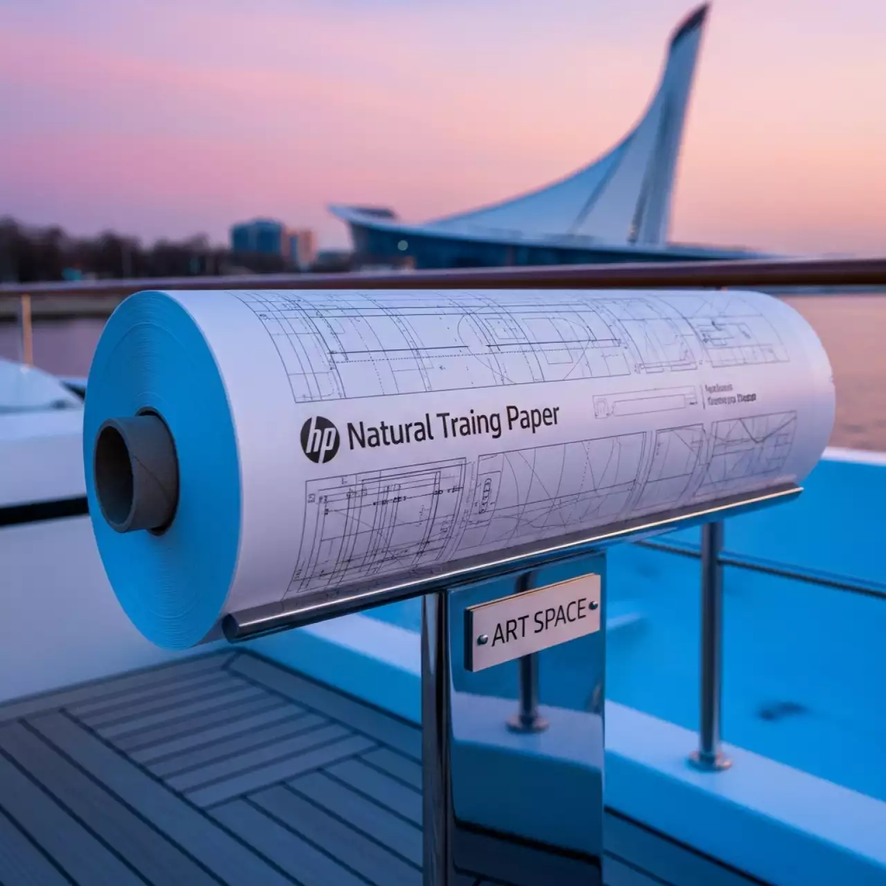 Аренда Рулонная калька HP Natural Tracing Paper 90 г м² 0,610х45,7 м на VIP-яхте (Имеретинский порт) — ART SPACE