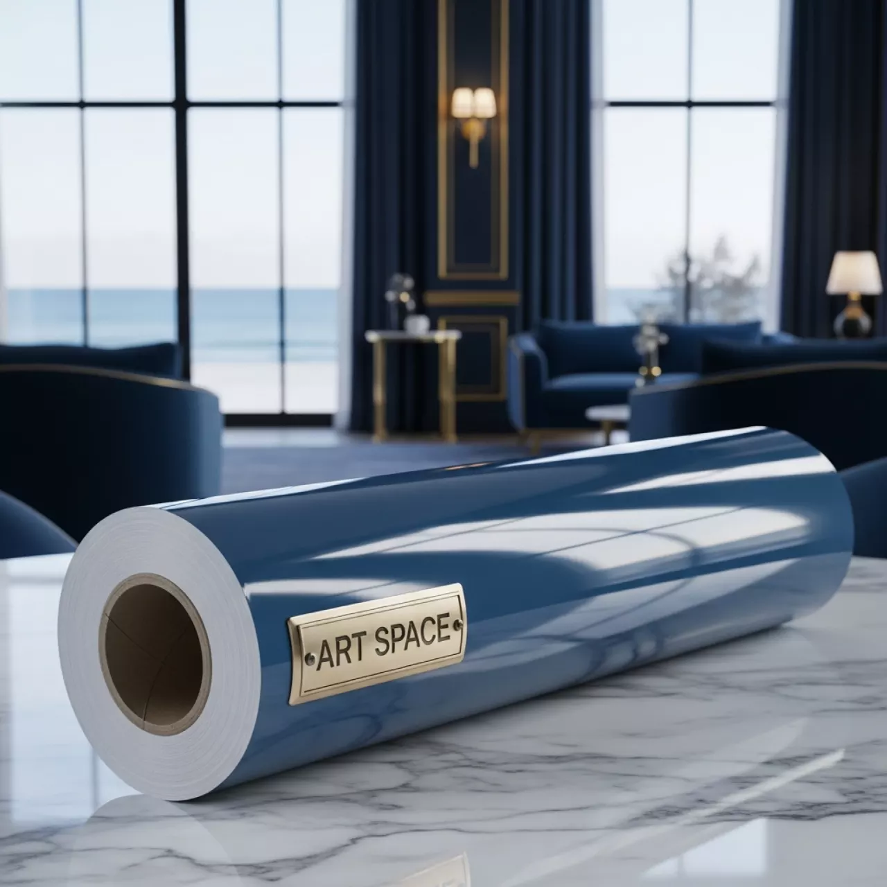 Аренда Рулонная пленка для горячего ламинирования глянцевая 25 мкм 305 мм 200 м 1,25 мм на пляже «Ривьера» — ART SPACE