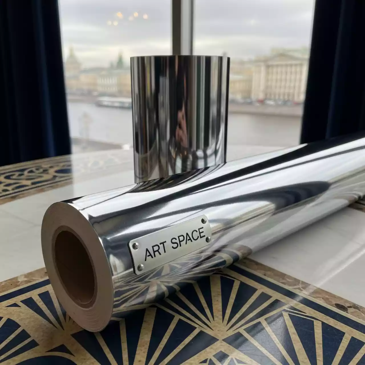 Аренда Рулонная пленка для горячего ламинирования глянцевая 25 мкм 330 мм 200 м 1,25 мм на Имеретинской набережной — ART SPACE