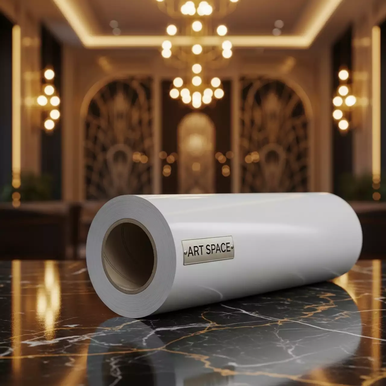 Аренда Рулонная пленка для горячего ламинирования глянцевая 32 мкм 330 мм 150 м 1,25 мм в Radisson Hotel Rosa Khutor — ART SPACE