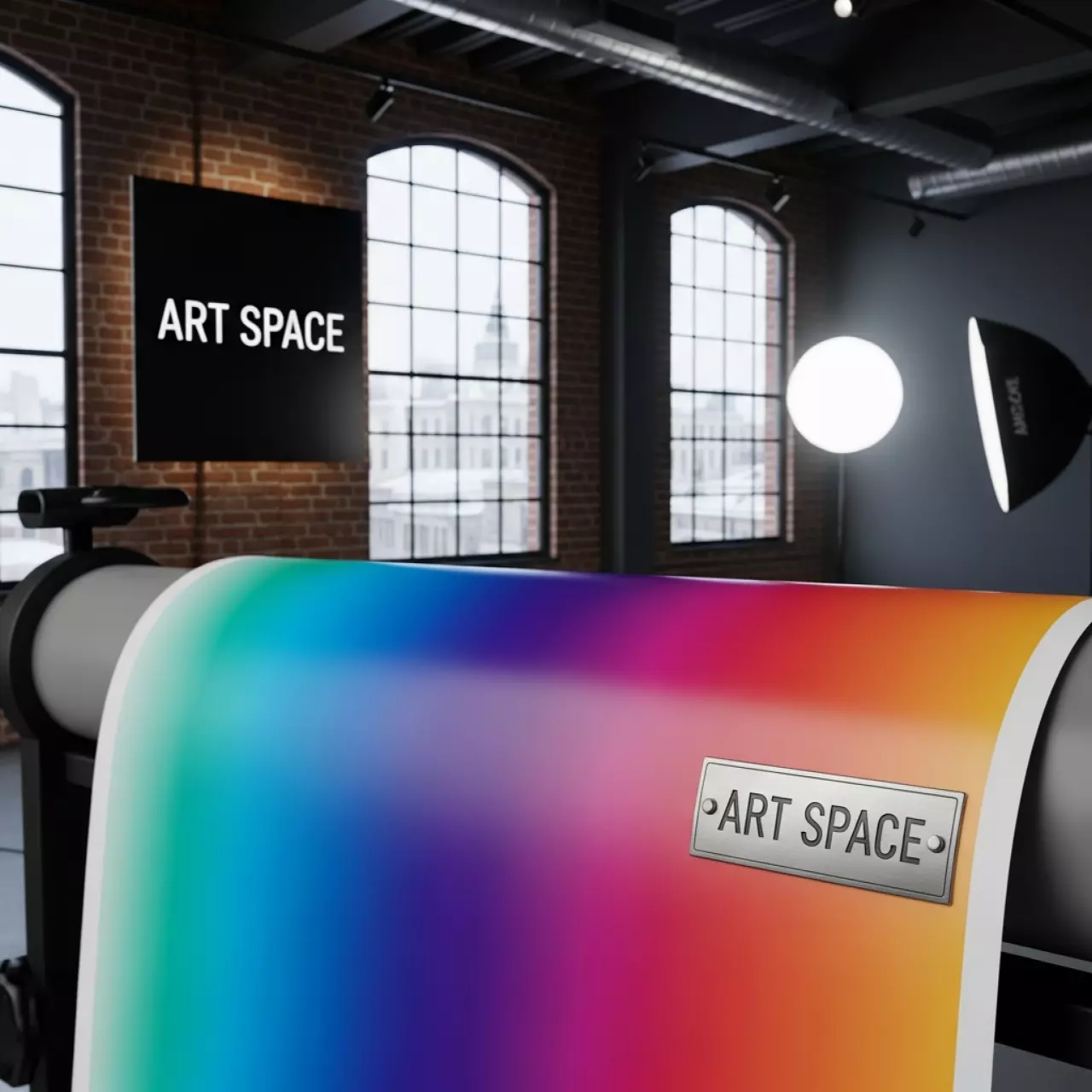 Аренда Рулонная пленка для печати Canon Roll Up Gls Film 180 г м² 610x30,5 м 50,8 мм в Delta Sirius — ART SPACE