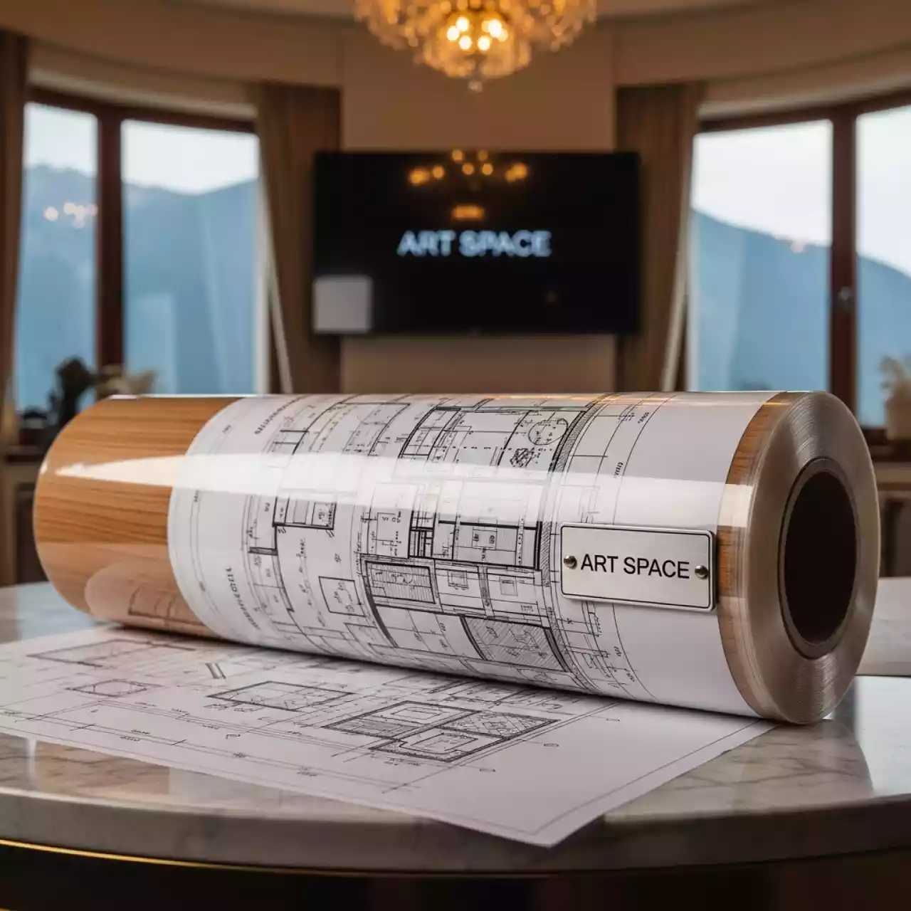 Аренда Рулонная пленка для печати Epson Crystal Clear Film 150 г м² 610x30,5 м 50,8 мм в Поляна 1389 Отель и Спа — ART SPACE