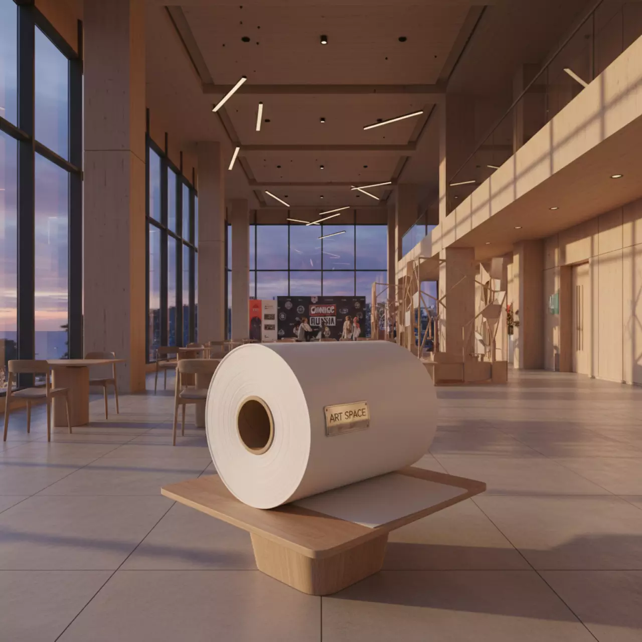 Аренда Рулонная пленка для печати Epson Production PP Film Matte 166 г м² 1118x30,5 м 50,8 мм в отеле Hyatt Regency Sochi — ART SPACE