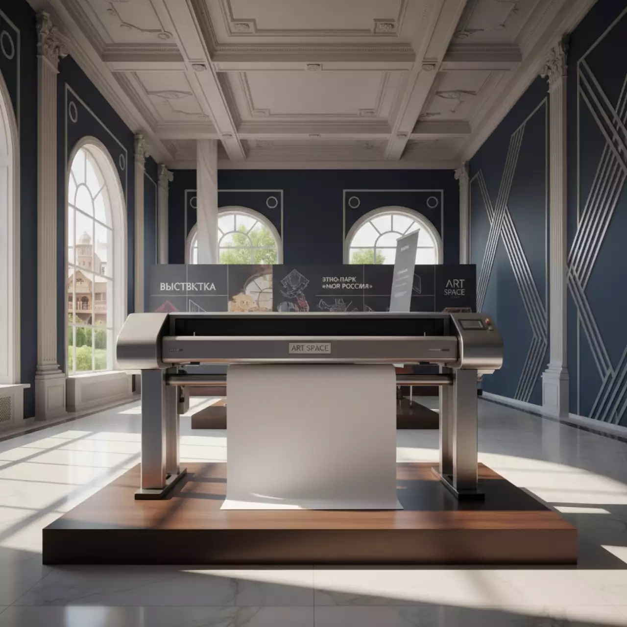 Аренда Рулонная пленка для печати HP Matte Film 160 г м² 610x38,1 м 50,8 мм 51642A в этно-парке «Моя Россия» — ART SPACE