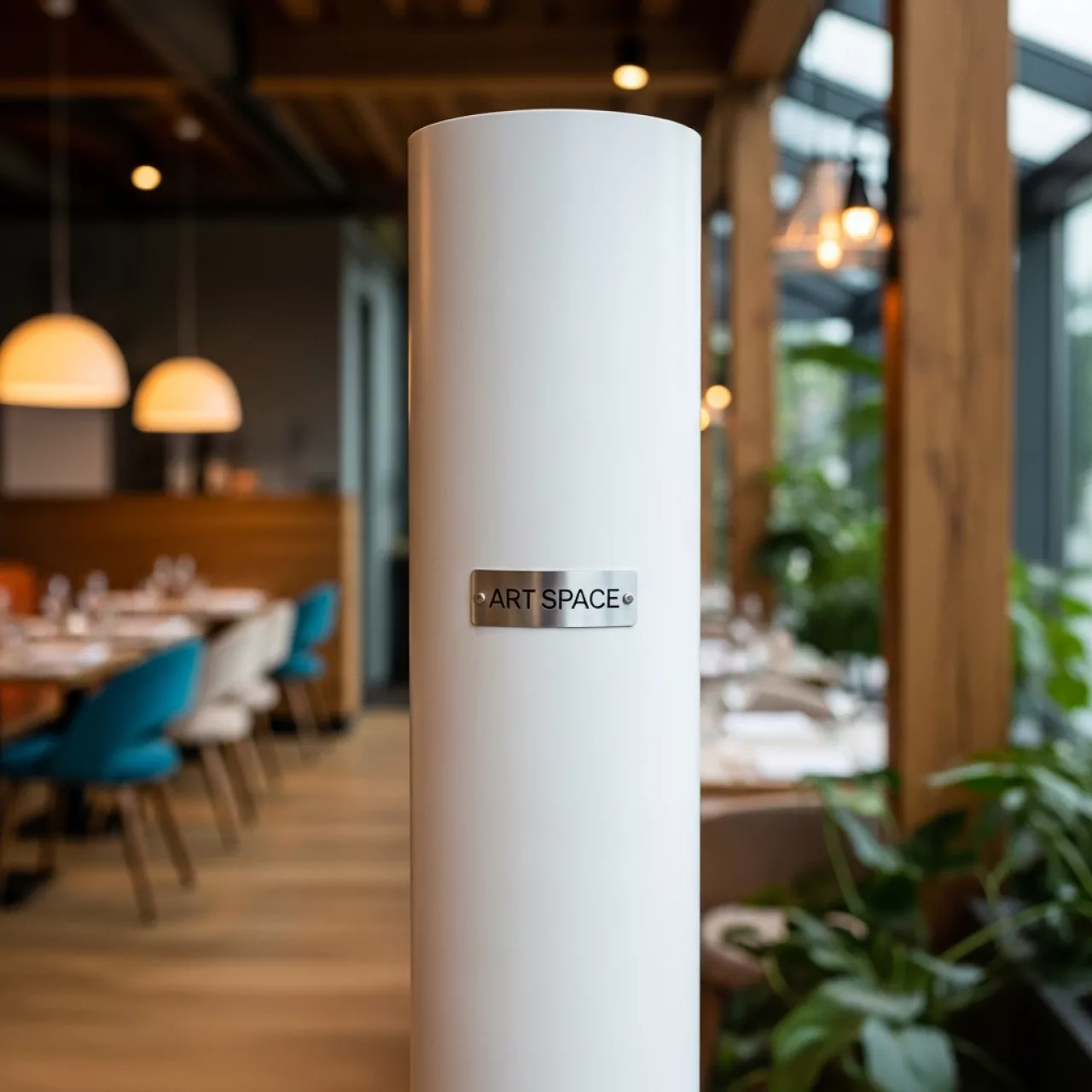 Аренда Рулонная пленка для печати Saviar 80 мкм белая матовая 1,52x50 м в ресторане «Сыроварня» — ART SPACE