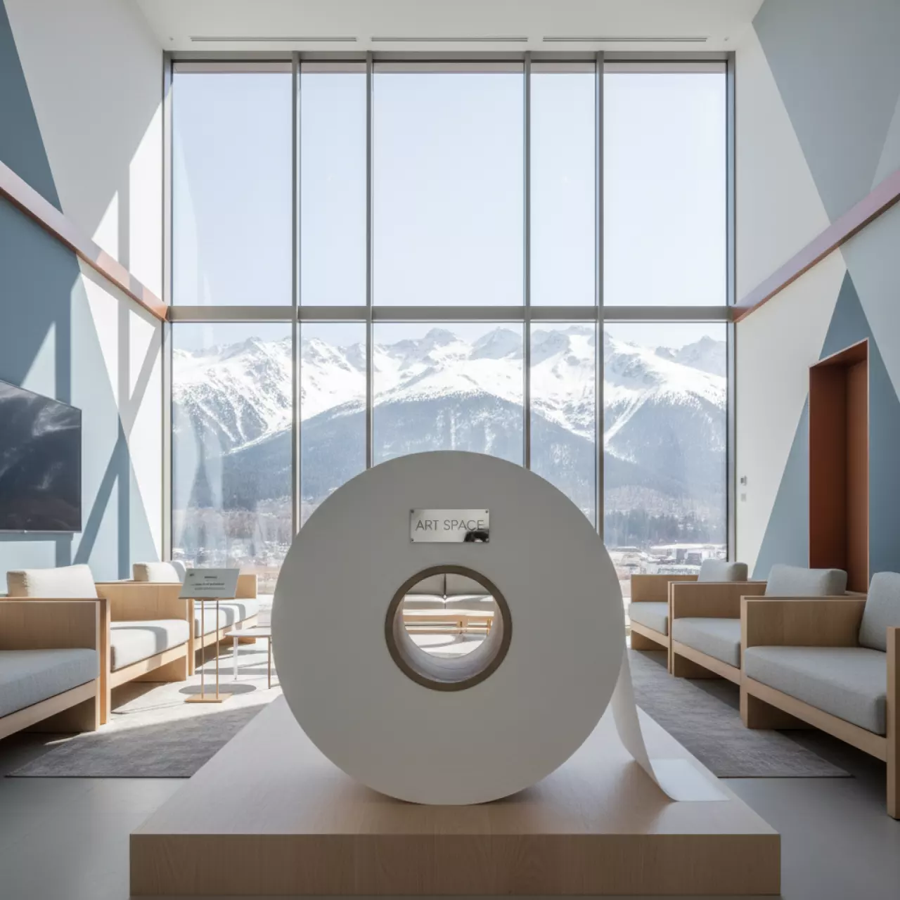 Аренда Рулонная пленка для печати Saviar 80 мкм белая матовая 1,6x50 м на площадке Rosa Peak (2320м) — ART SPACE