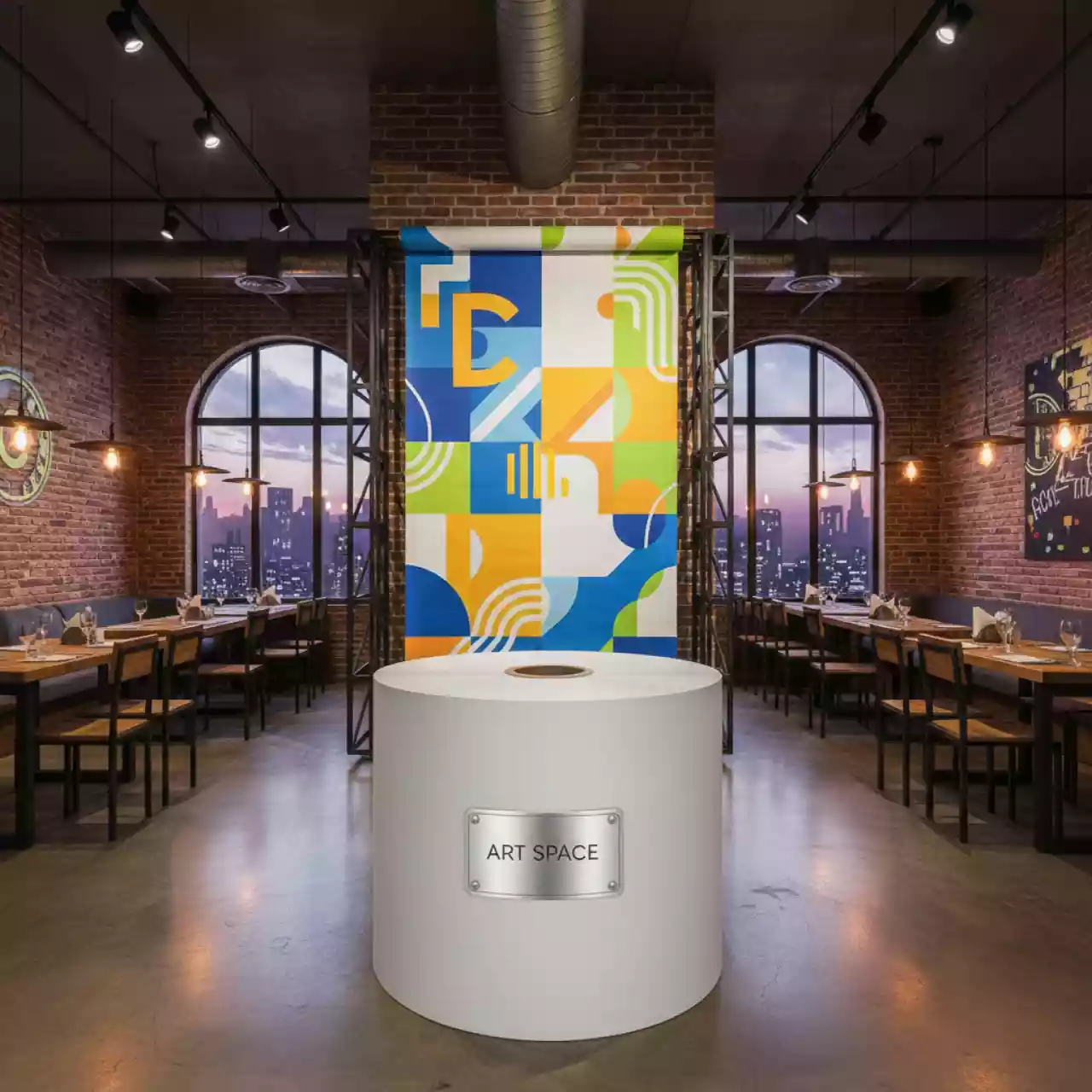 Аренда Рулонная пленка HP Matte Film 160 г м² 0,610х38,1 м втулка 50,8 мм в ресторане «Плакучая Ива» — ART SPACE