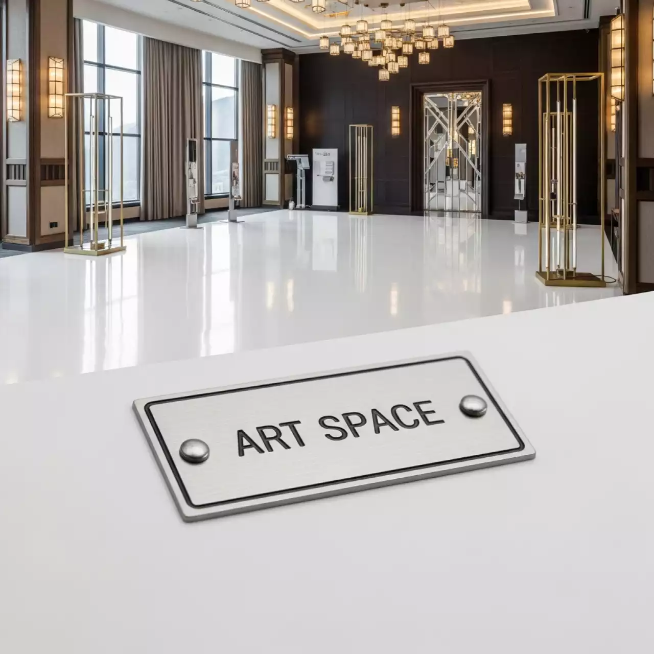 Аренда Рулонная пленка Saviar 80 мкм белая глянцевая в Поляна 1389 Отель и Спа — ART SPACE