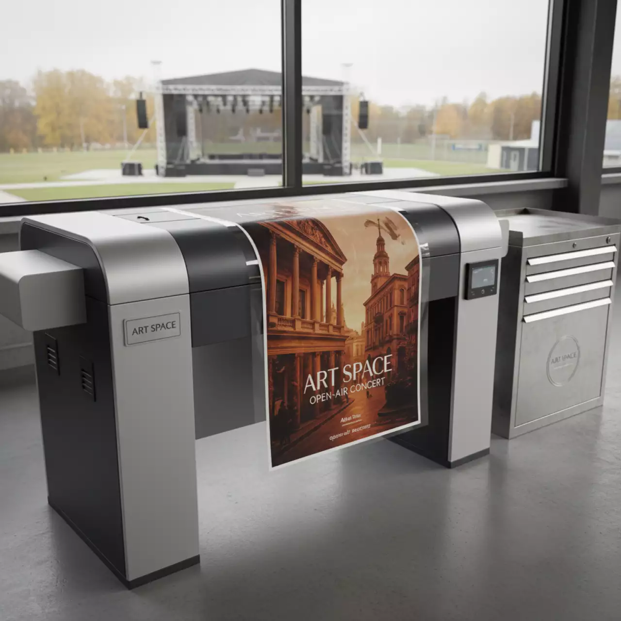 Аренда Рулонный ламинатор Guangming K 900B в Alpha Sirius — ART SPACE