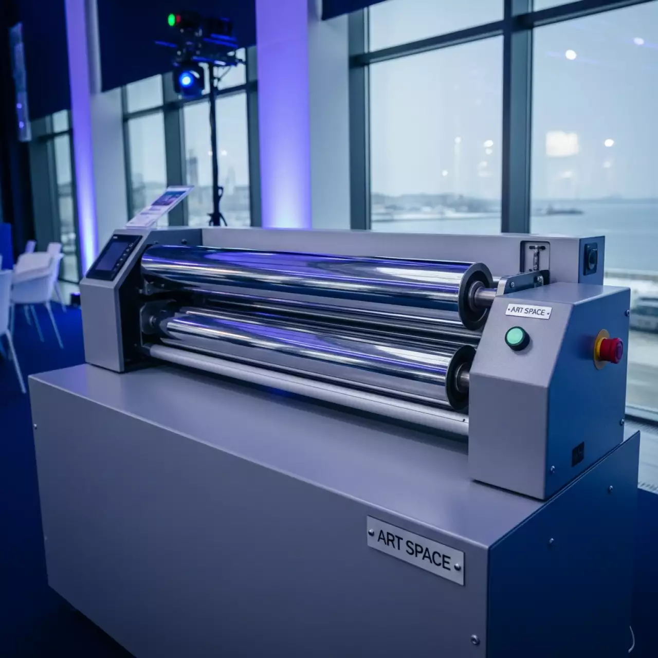 Аренда Рулонный ламинатор Guangming YDFM 920A в зале «Чайка» (Морпорт) — ART SPACE