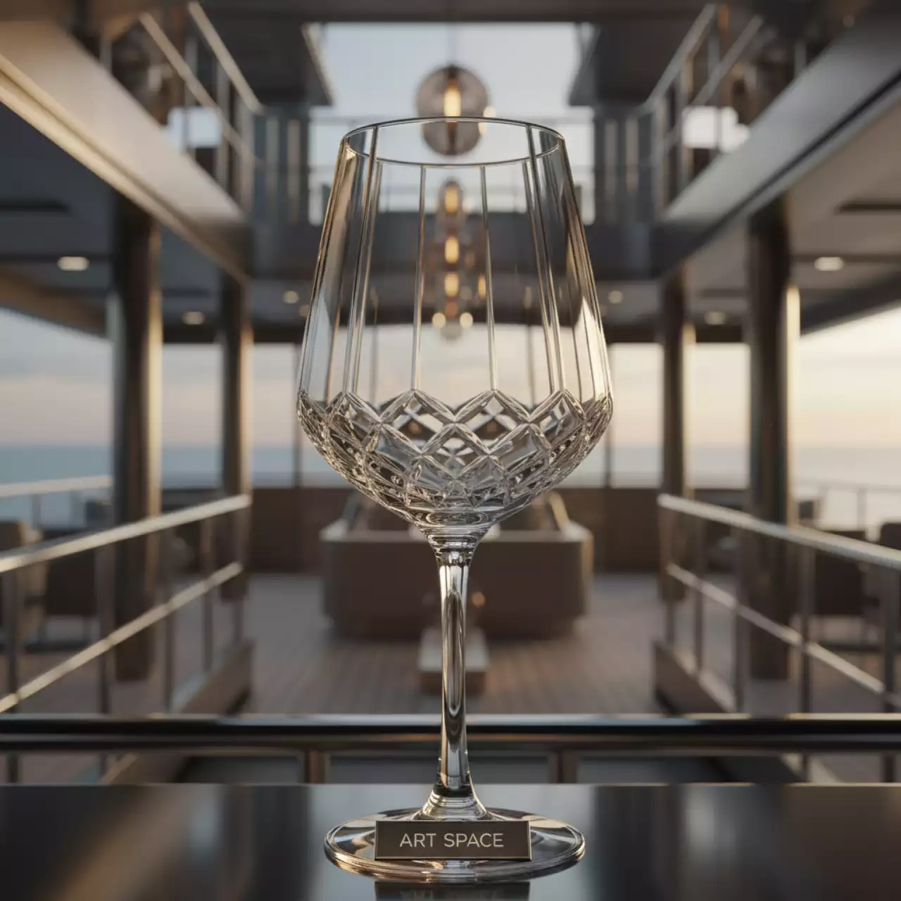 Аренда Рюмка Chef&Sommelier VIP 70 мл на VIP теплоходе (Морпорт Сочи) — ART SPACE