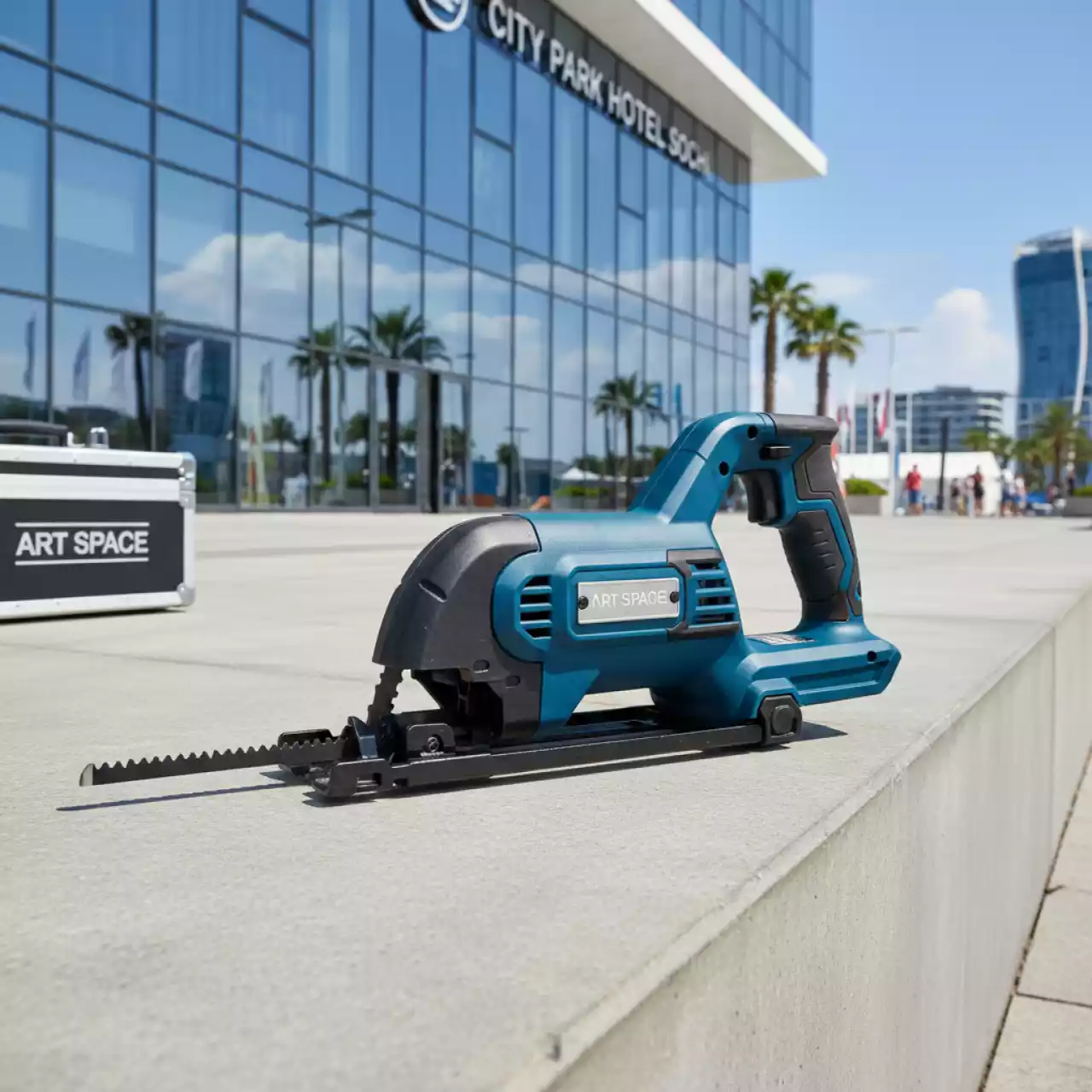 Аренда Сабельная пила аккумуляторная Makita JR 105DWAE в City Park Hotel Sochi — ART SPACE