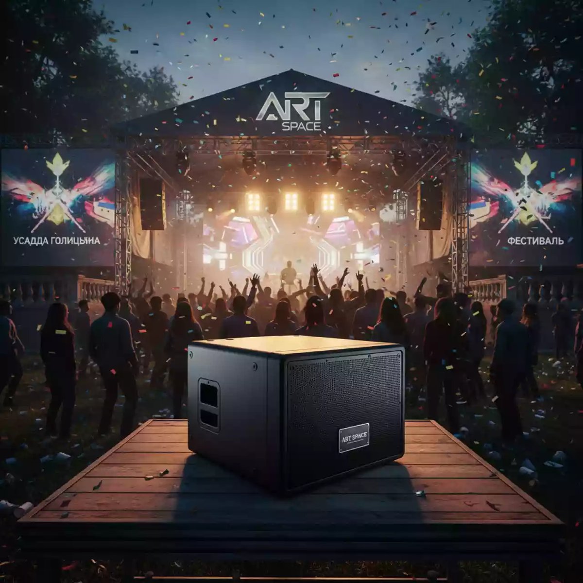 Аренда Сабвуфера активного dB Technologies SUB 15D 800 Вт в усадьбе Голицына — ART SPACE