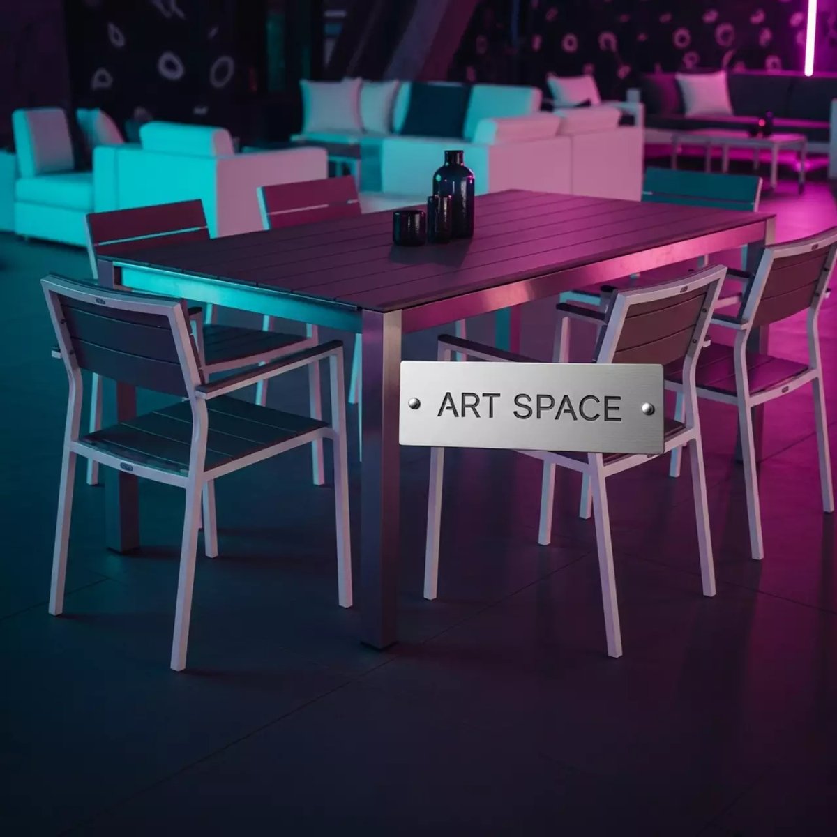 Аренда Садовая мебель из алюминия RDT 054 9 RCC 054W в VK Stadium Sirius — ART SPACE