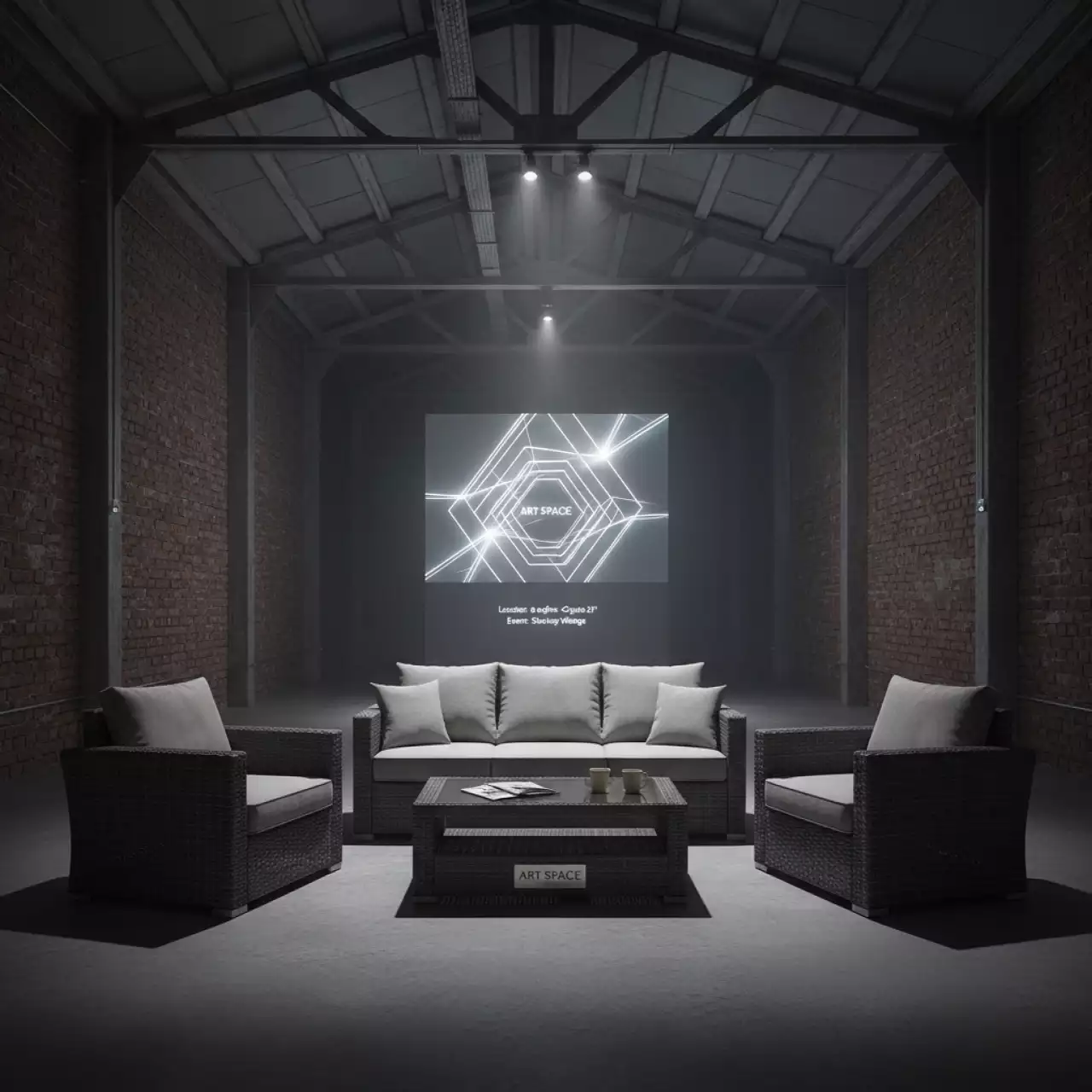 Аренда Садовая мебель Keter California Triple Set в лофте «Студия 21» — ART SPACE