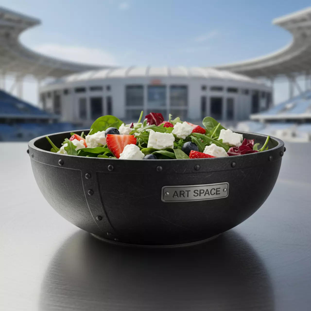Аренда Салат микс с фетой и ягодами на арене «Фишт» — ART SPACE