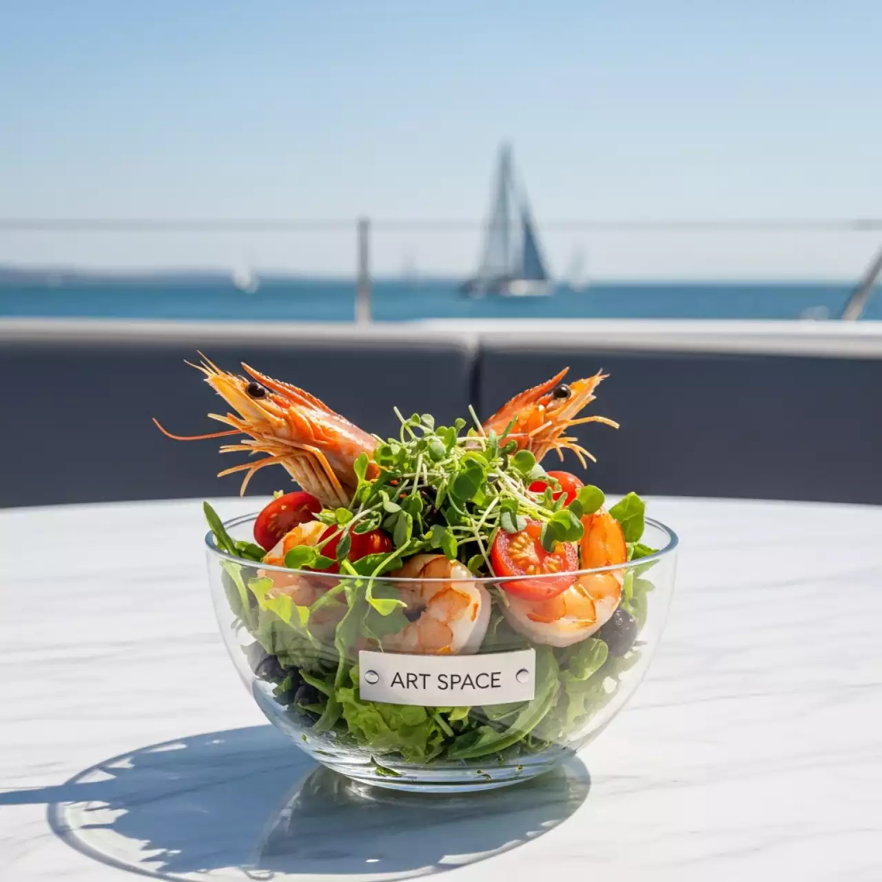 Аренда Салат с креветками на парусной регате (Сочи) — ART SPACE