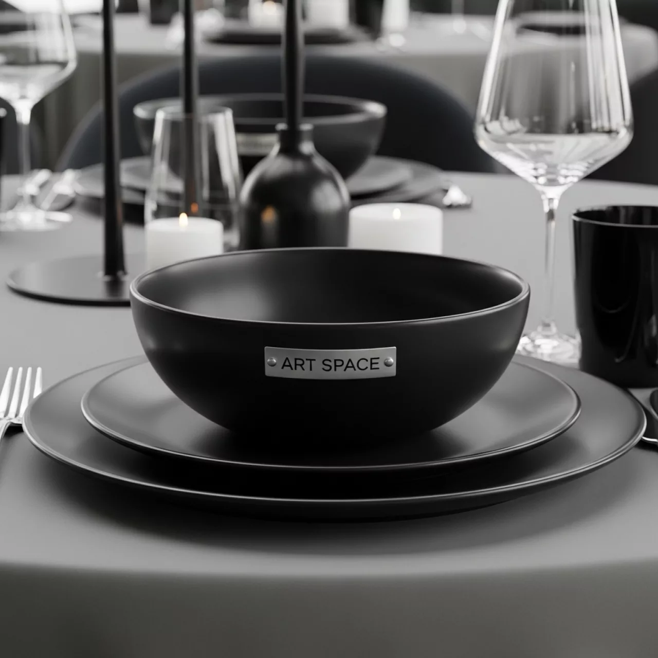 Аренда Салатник Black диаметр 10 см 0,1 л в Imeretinskiy Hotel — ART SPACE