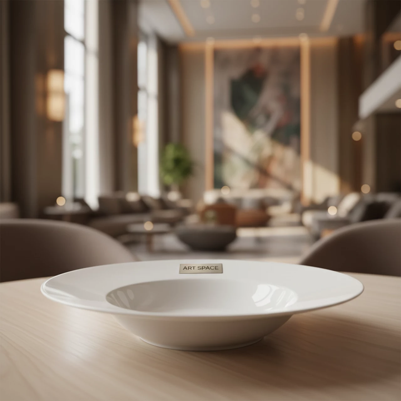 Аренда Салатник Элит Кампани белый D 245 мм H 55 мм в Swissôtel Resort Sochi Kamelia — ART SPACE