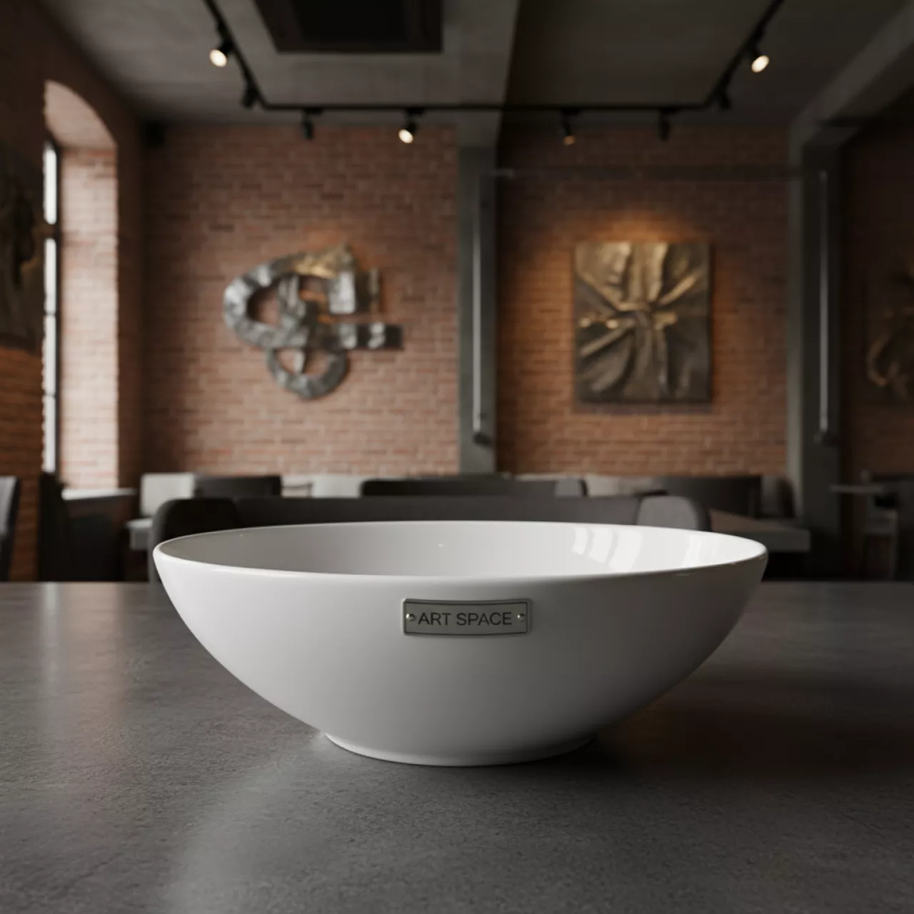 Аренда Салатник Элит Кампани белый диаметр 245 мм высота 55 мм в ресторане «Сыроварня» — ART SPACE