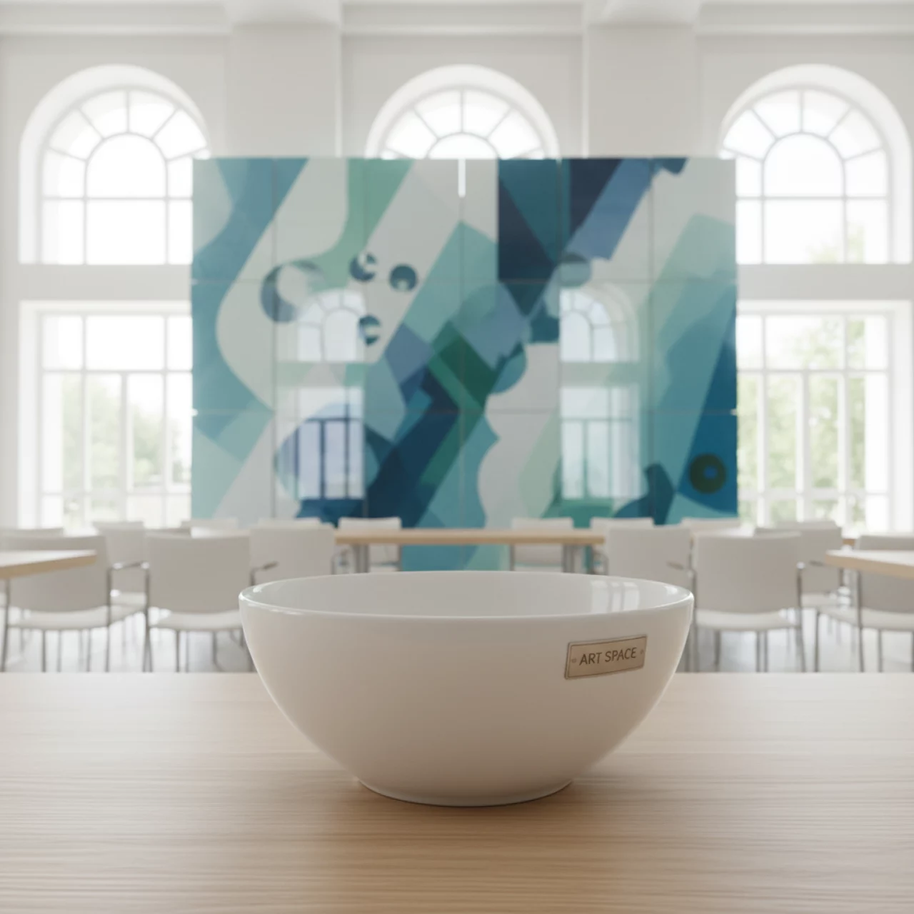 Аренда Салатник Элит Шиппи белый D 210 мм в Университете «Сириус» — ART SPACE