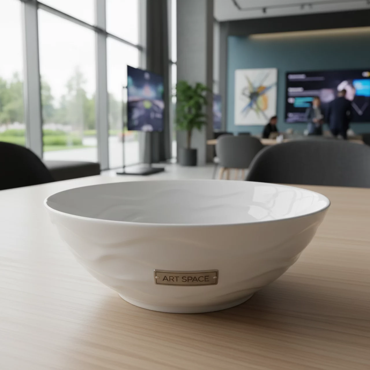 Аренда Салатник Элит Шиппи белый диаметр 210 мм в Bridge Resort — ART SPACE