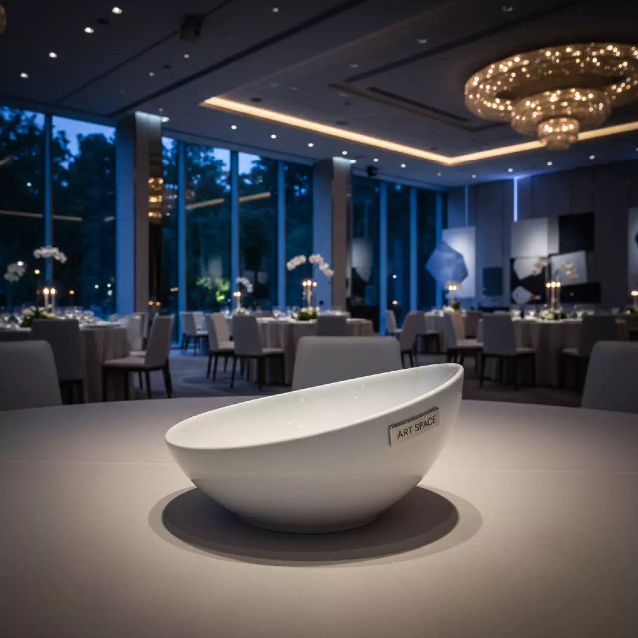 Аренда Салатник Капля 700 мл d 240 мм l 230 мм h 46 мм в Rodina Grand Hotel & SPA — ART SPACE