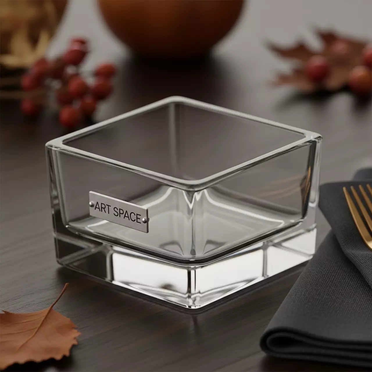 Аренда Салатник мини стеклянный для комплимента 77х77 мм в Alpha Sirius — ART SPACE