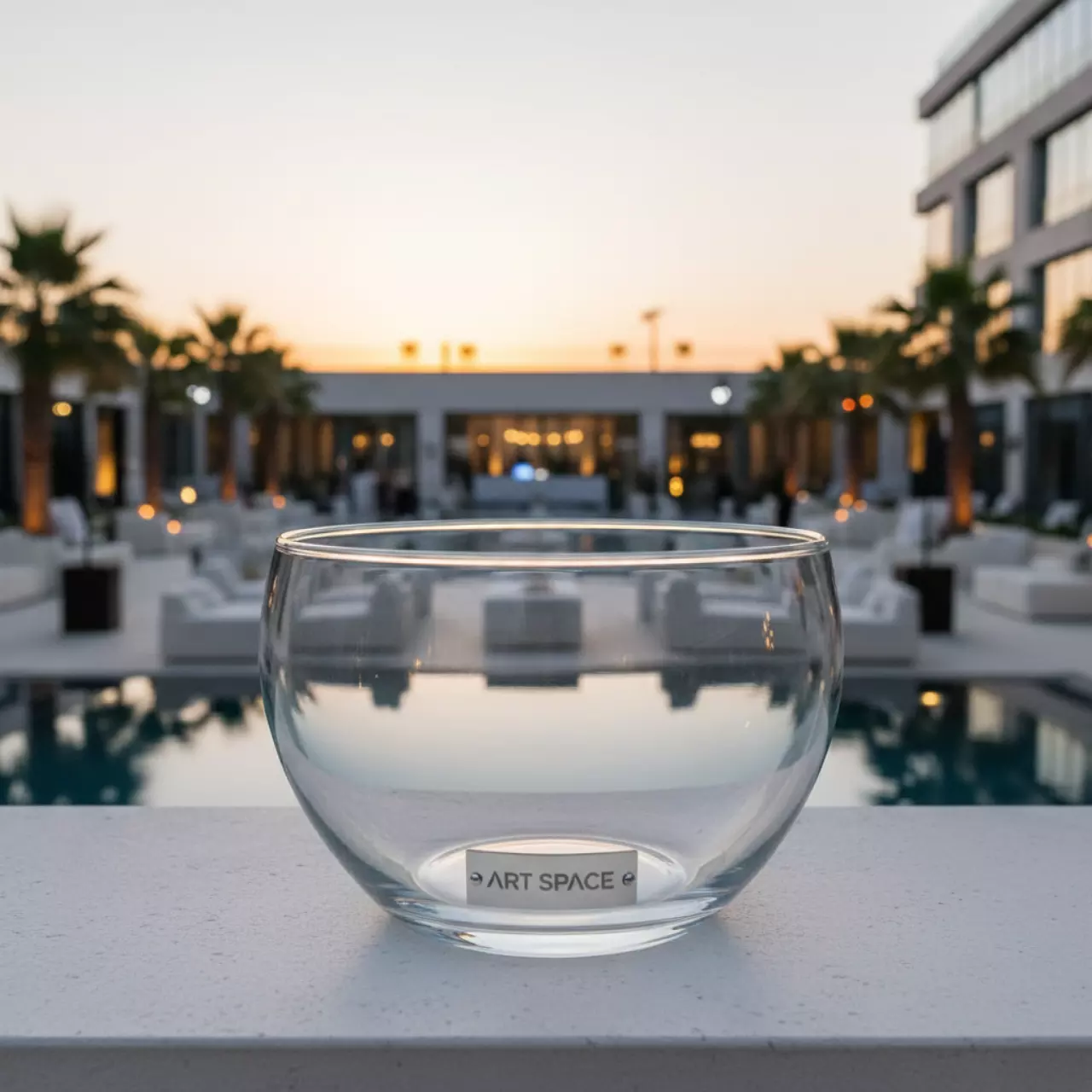 Аренда Салатник полусфера стеклянный 120 мл высота 90 мм в Courtyard by Marriott Sochi — ART SPACE