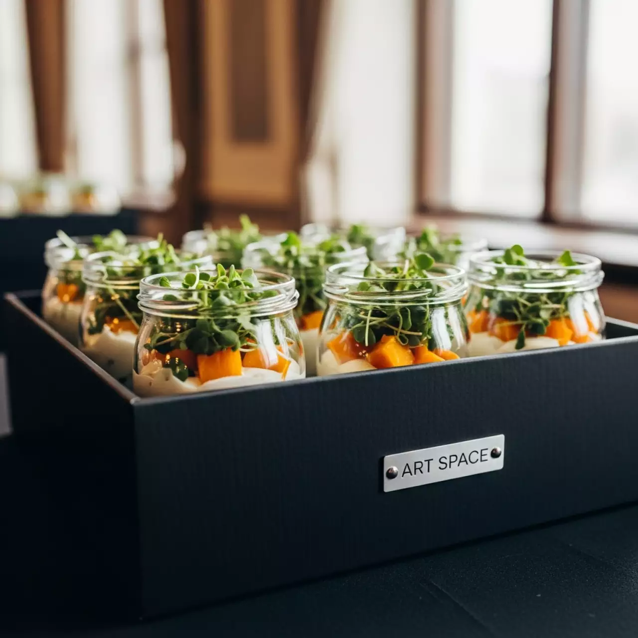 Аренда Салаты в верринах бокс сет № 1 в усадьбе Голицына — ART SPACE