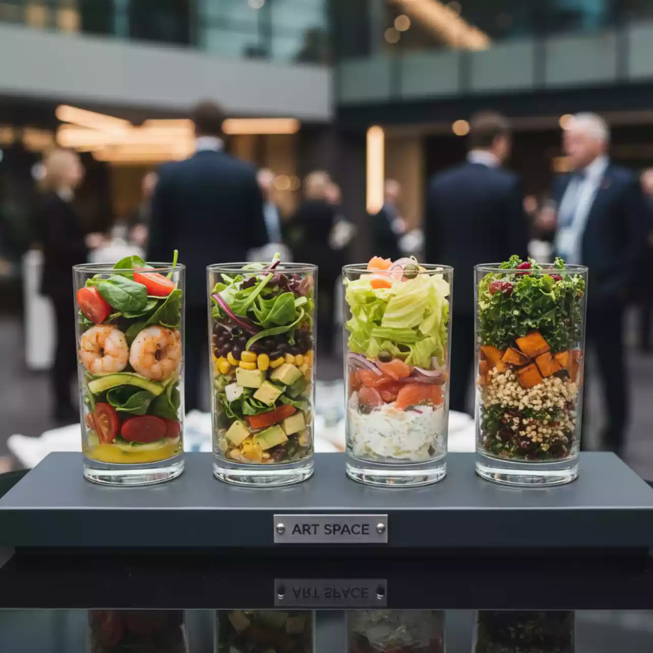 Аренда Салаты в верринах бокс сет № 2 в Radisson Hotel Rosa Khutor — ART SPACE