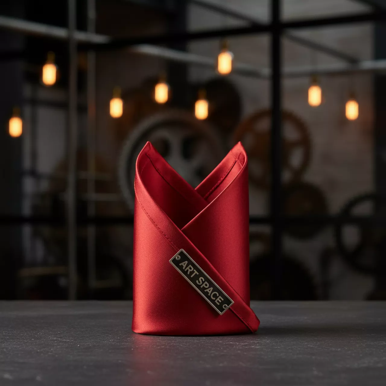 Аренда Салфетка 45х45 см красная атлас в Omega Sirius — ART SPACE