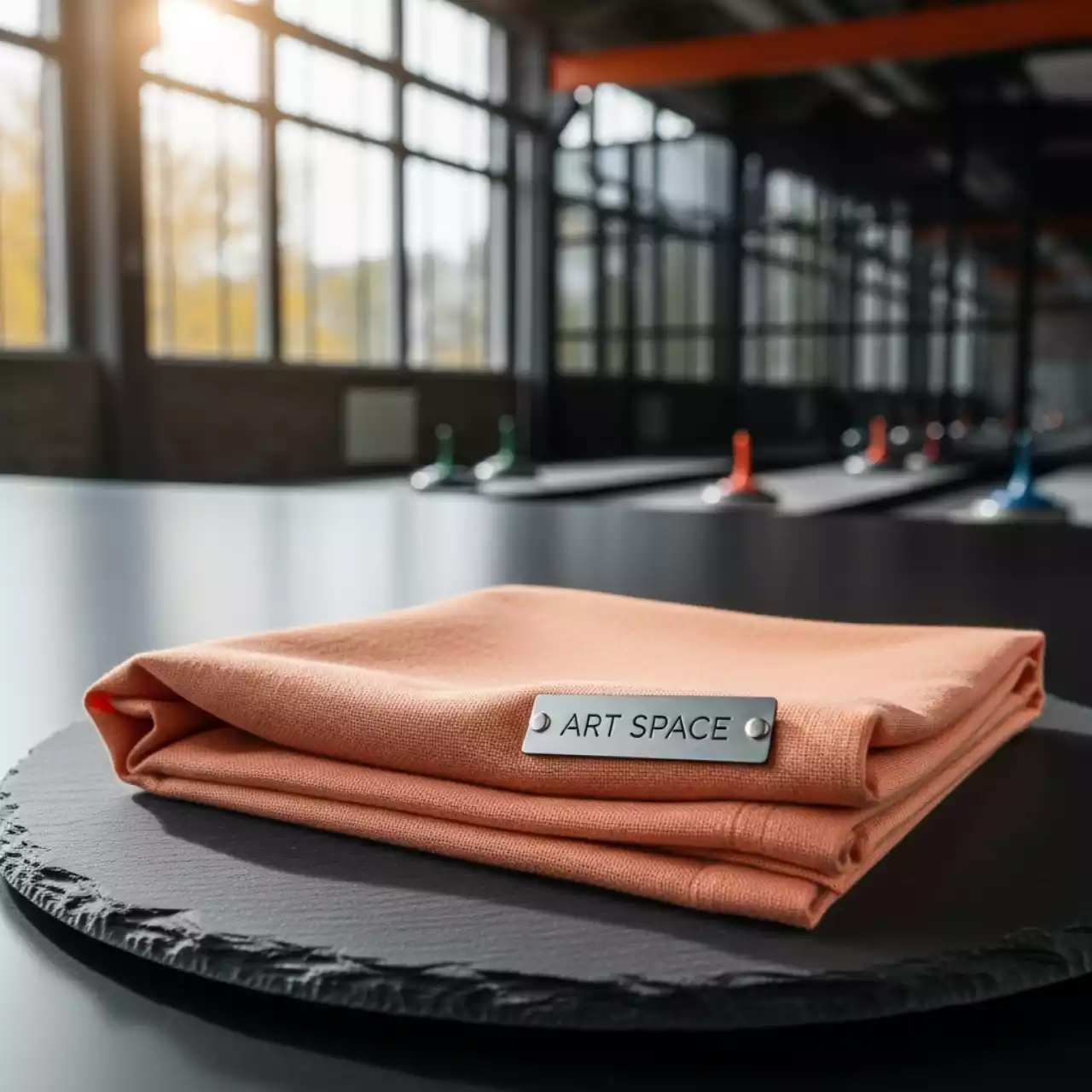 Аренда Салфетка 45х45 см персиковая в Керлинговом центре «Ледяной куб» — ART SPACE