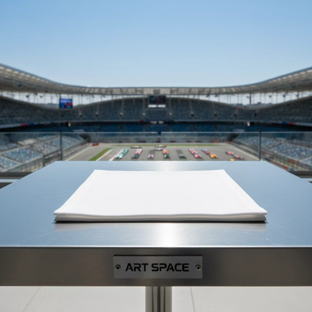 Аренда Салфетка 52х52 см белая хлопок на арене «Фишт» — ART SPACE