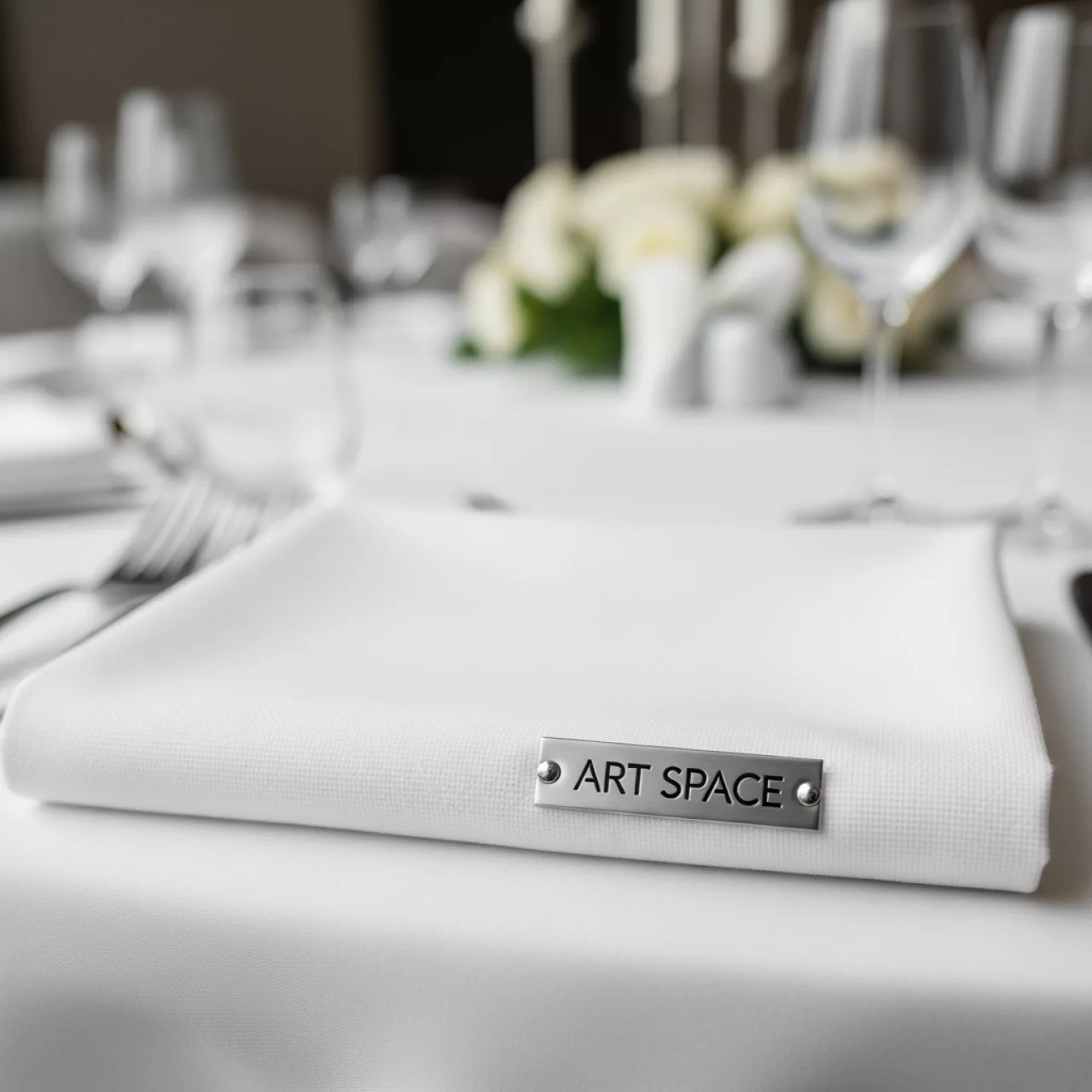 Аренда Салфетка 52х52 см хлопковая белая в конгресс-холле отеля Жемчужина — ART SPACE