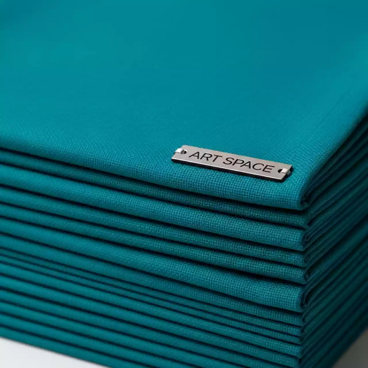 Аренда Салфетка банкетная Габардин бирюзовая в МФК «Горный» — ART SPACE