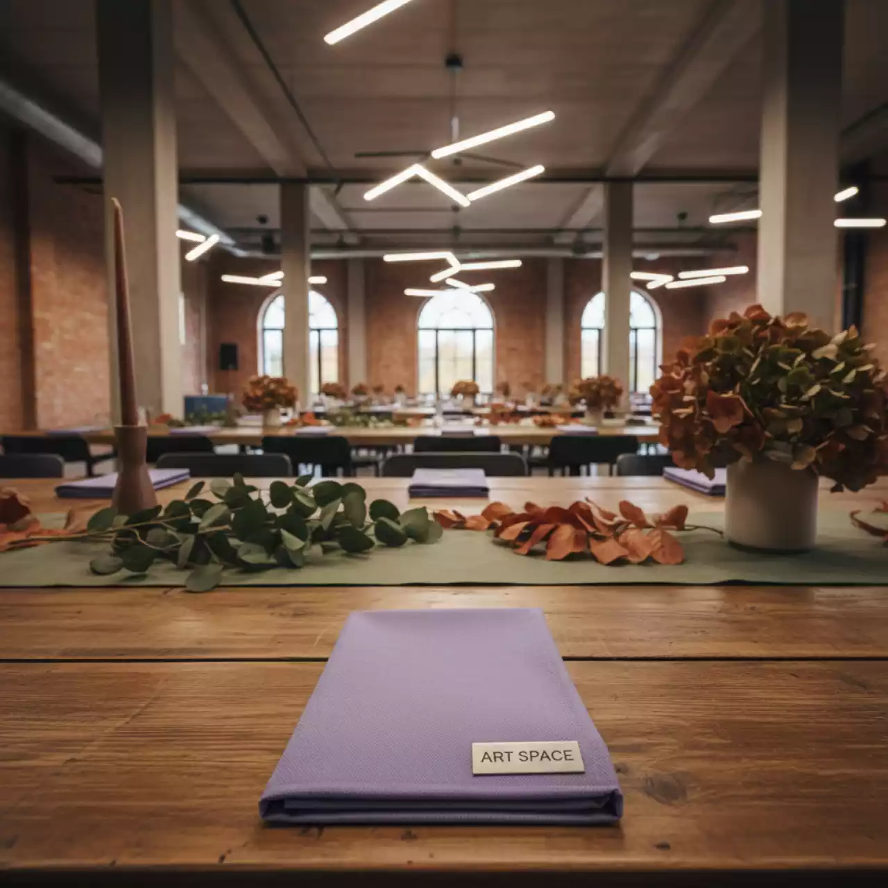 Аренда Салфетка банкетная Габардин лавандовая на вилле «Анна» — ART SPACE