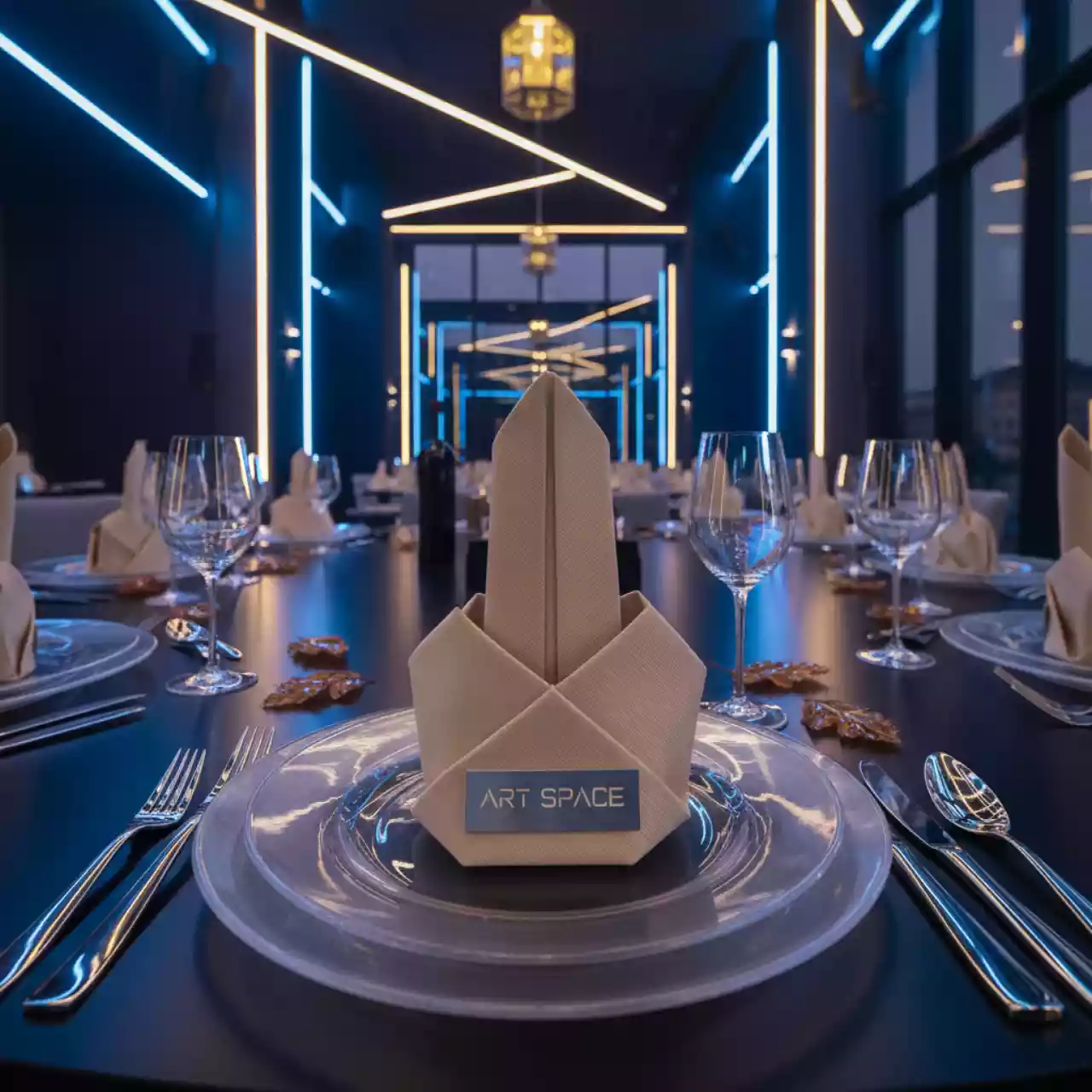 Аренда Салфетка банкетная Габардин светло бежевая в Boutique Hotel PORTUM 1905 — ART SPACE