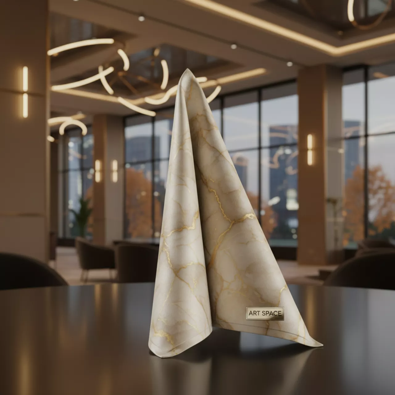 Аренда Салфетка банкетная Мрамор шампань в Mantera Supreme — ART SPACE