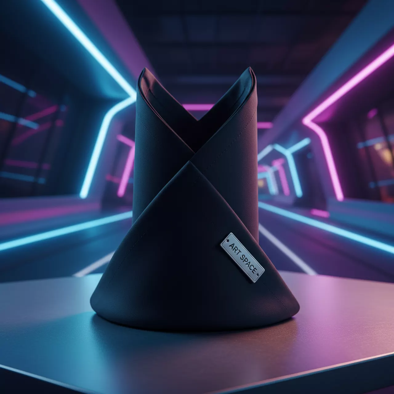 Аренда Салфетка банкетная Полиэстер черная на Сочи Автодроме — ART SPACE